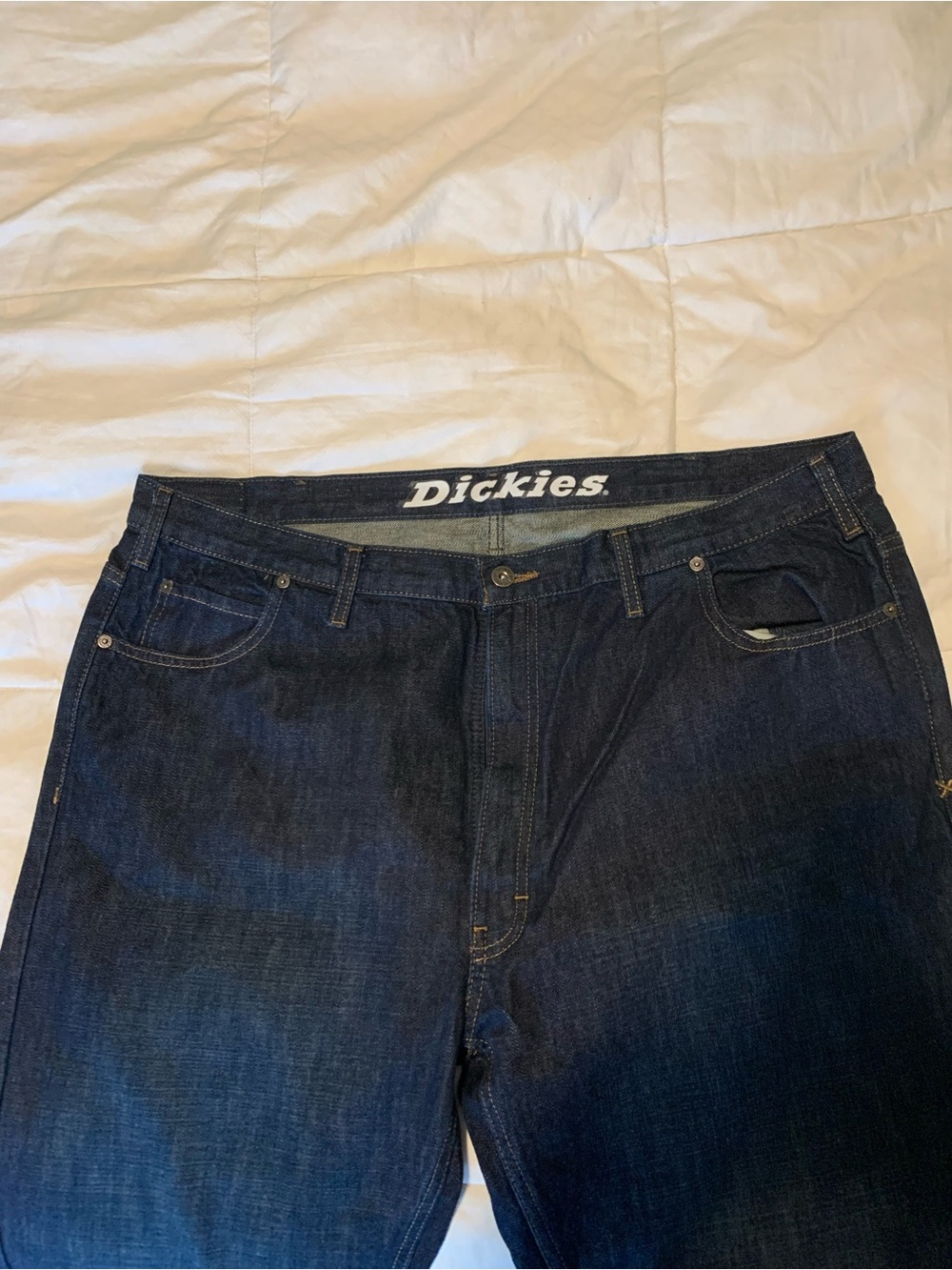Dickies Men's Indigo Blue Relaxed Jeans
